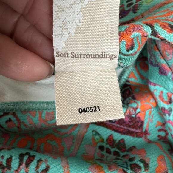 Soft Surroundings Leggings Moroccan Style Pattern Athleisure Medium - Picture 7 of 10